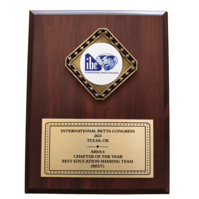 Betta Education Sharing Team (BEST): Winning the IBC Area 6 Chapter of the Year 2023 4 IBC Chapter of the Year 2023
