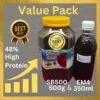 Stout Bits Fish Pellet 500g (0.5mm) with 350ml Effective Microorganism 1 Stout Bits Fish Pellet 500g