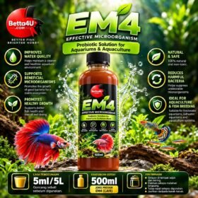 EM4 beneficial microorganisms for aquarium pond and aquaculture