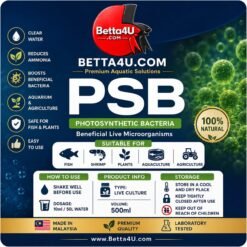 Betta4U PSB Live Bacteria 500ml for freshwater and saltwater aquariums