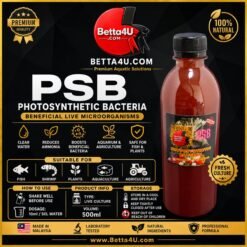 PSB Live Bacteria Simple-to-understand guide on how and when to use photosynthetic bacteria dosage.Betta4U PSB Live Bacteria 500ml for freshwater and saltwater aquariums