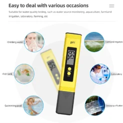 High Precision Water Tester Pen TDS & PH Meter 0-14 PH LCD PPM 11 Water Test Kits