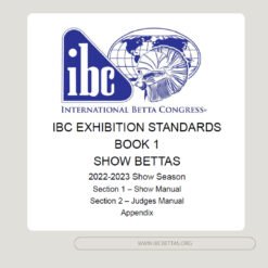 International Betta Congress IBC Handbook, International Betta Congress Standard