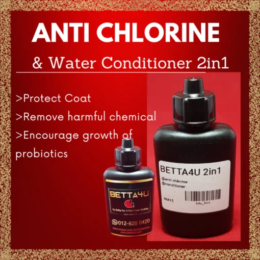 Betta4U Anti-Chlorine water conditioner for fish aquariums