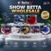 Show Betta Wholesale assorted live betta fish from Betta4U