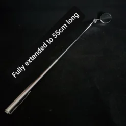 GROOMiNG Fish Flaring Mirror Stick 360° | Stainless Steel Betta Exercise Mirror 42 GROOMiNG Fish Flaring Mirror Stick 360° Stainless Steel Betta Exercise Mirror for Daily Fish Conditioning