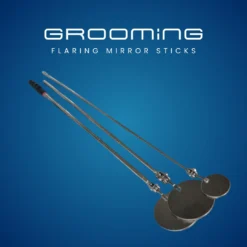 GROOMiNG Fish Flaring Mirror Stick 360° | Stainless Steel Betta Exercise Mirror 47 GROOMiNG Fish Flaring Mirror Stick 360° Stainless Steel Betta Exercise Mirror for Daily Fish Conditioning