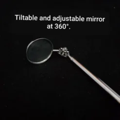 GROOMiNG Fish Flaring Mirror Stick 360° | Stainless Steel Betta Exercise Mirror 55 GROOMiNG Fish Flaring Mirror Stick 360° Stainless Steel Betta Exercise Mirror for Daily Fish Conditioning