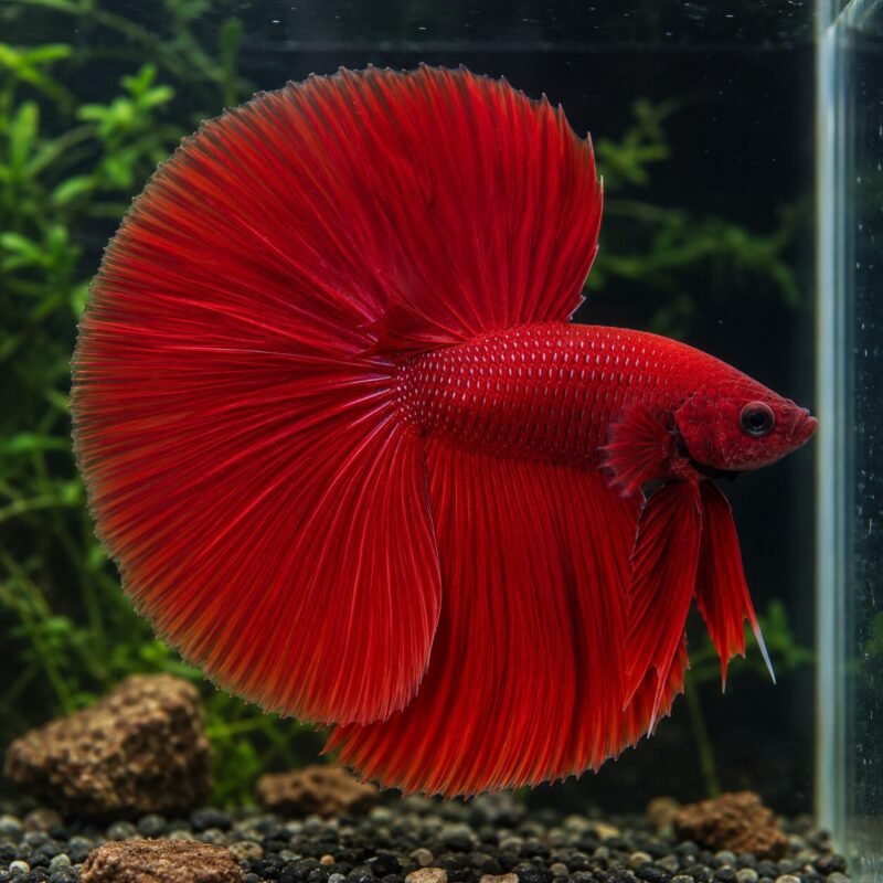 Betta Tail Genetics Explained: A Beginner's Guide to Betta Tail Types 2 Comparison of eight popular Betta tail types including Halfmoon, Crowntail, Veiltail, Plakat, Double Tail, Delta, Super Delta, and Rosetail illustrating beginner-friendly betta tail genetics.