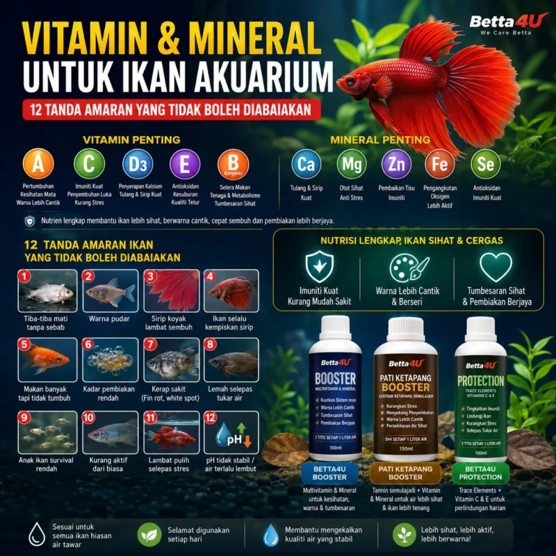 Aquarium Fish Vitamins and Minerals