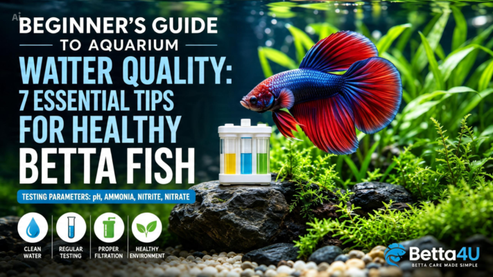 Beginner’s Guide to Aquarium Water Quality: 7 Essential Tips for Healthy Betta Fish.