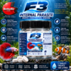 F3 Internal Parasite Tablets 1g x 10 for aquarium fish
