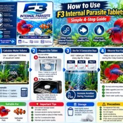 F3 Internal Parasite Tablets dosage one tablet per 100 litres