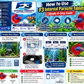 F3 Internal Parasite Tablets dosage one tablet per 100 litres