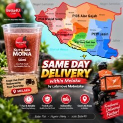 Kutu Air Moina 50ml live fish food for fish fry